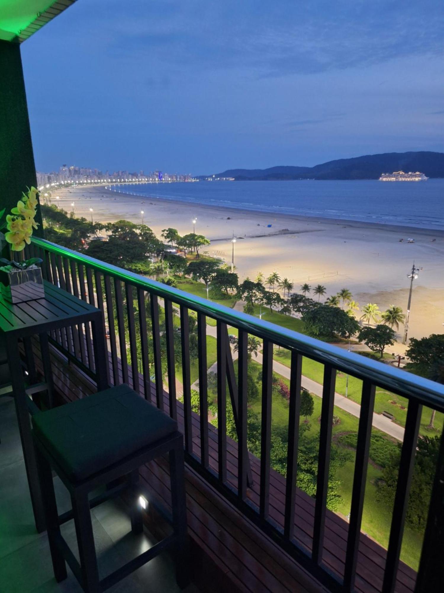 Apartamento Frente Mar Moderno 130M2 Santos  Bagian luar foto